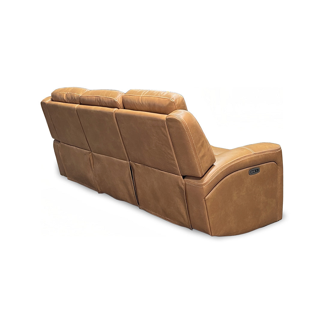 Sofá reclinable eléctrico Reno con mesa abatible