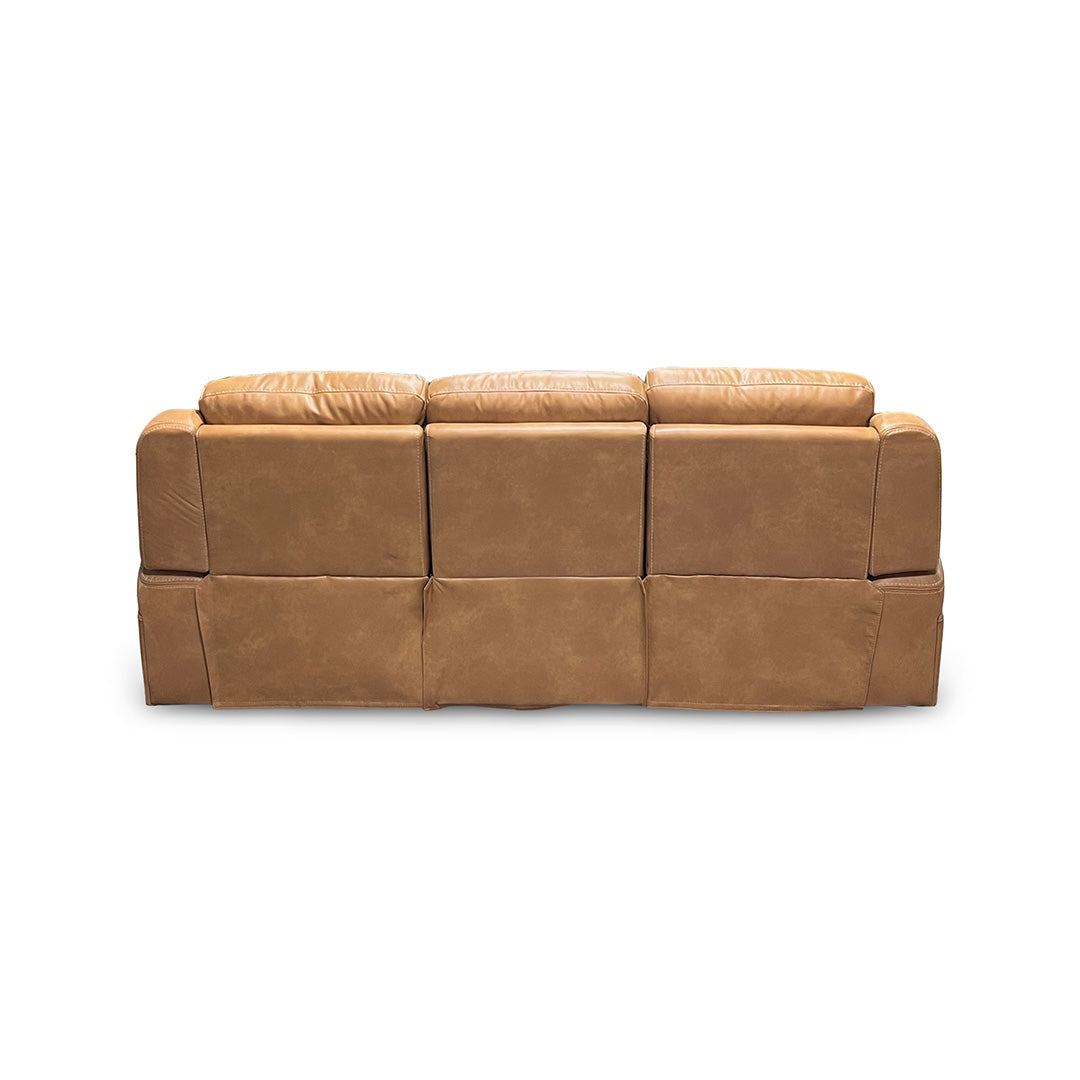 Sofá reclinable eléctrico Reno con mesa abatible