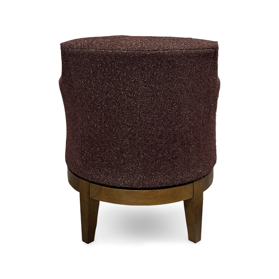 Ronan Swivel Accent Chair from Best Home Furnishings in Purple Polyester with Swivel, Wood Legs, Made in USA - Additional view 6