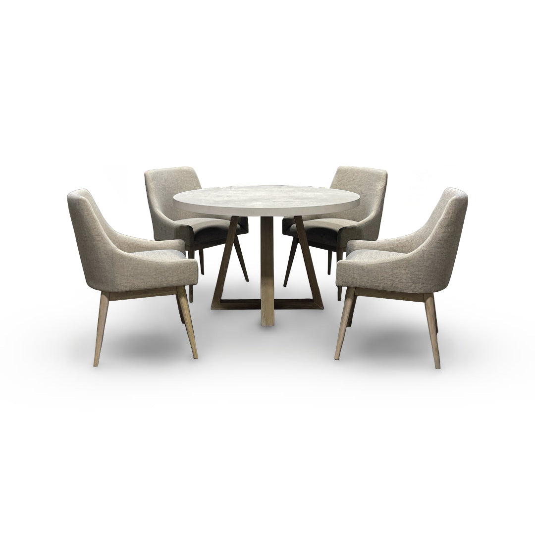 Juego de comedor Rowan (5 piezas)