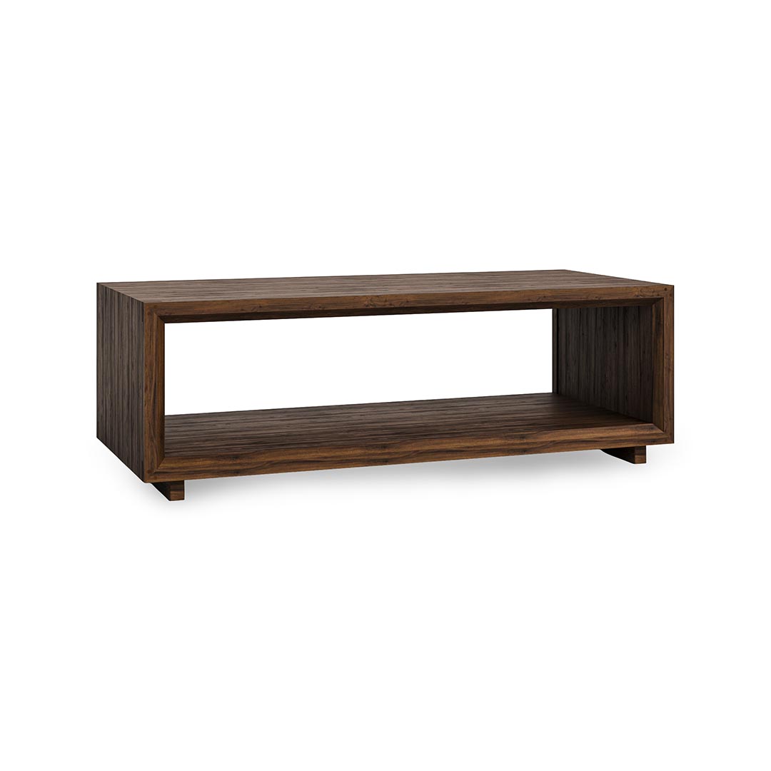 Rustic Walnut Coffee Table from L and J.G. Stickley Inc in Brown Solid Wood, Made in USA