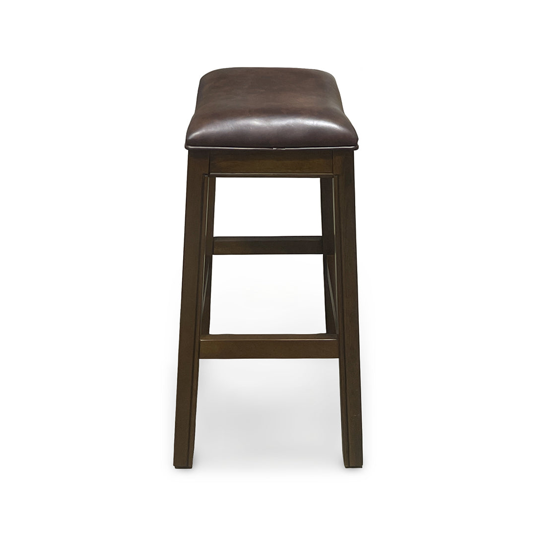Rylan Upholstered Stool - Brown