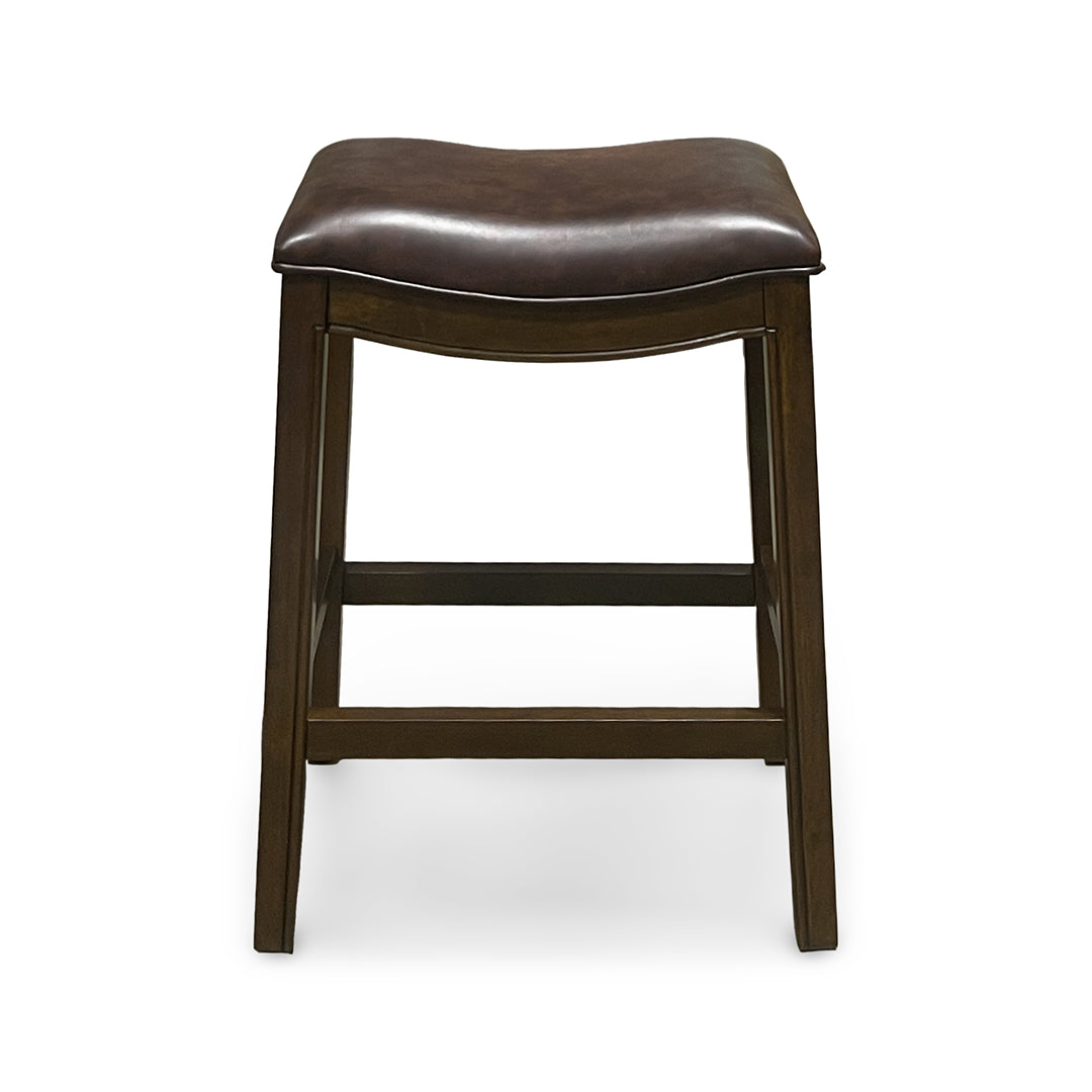 Rylan Upholstered Stool - Brown
