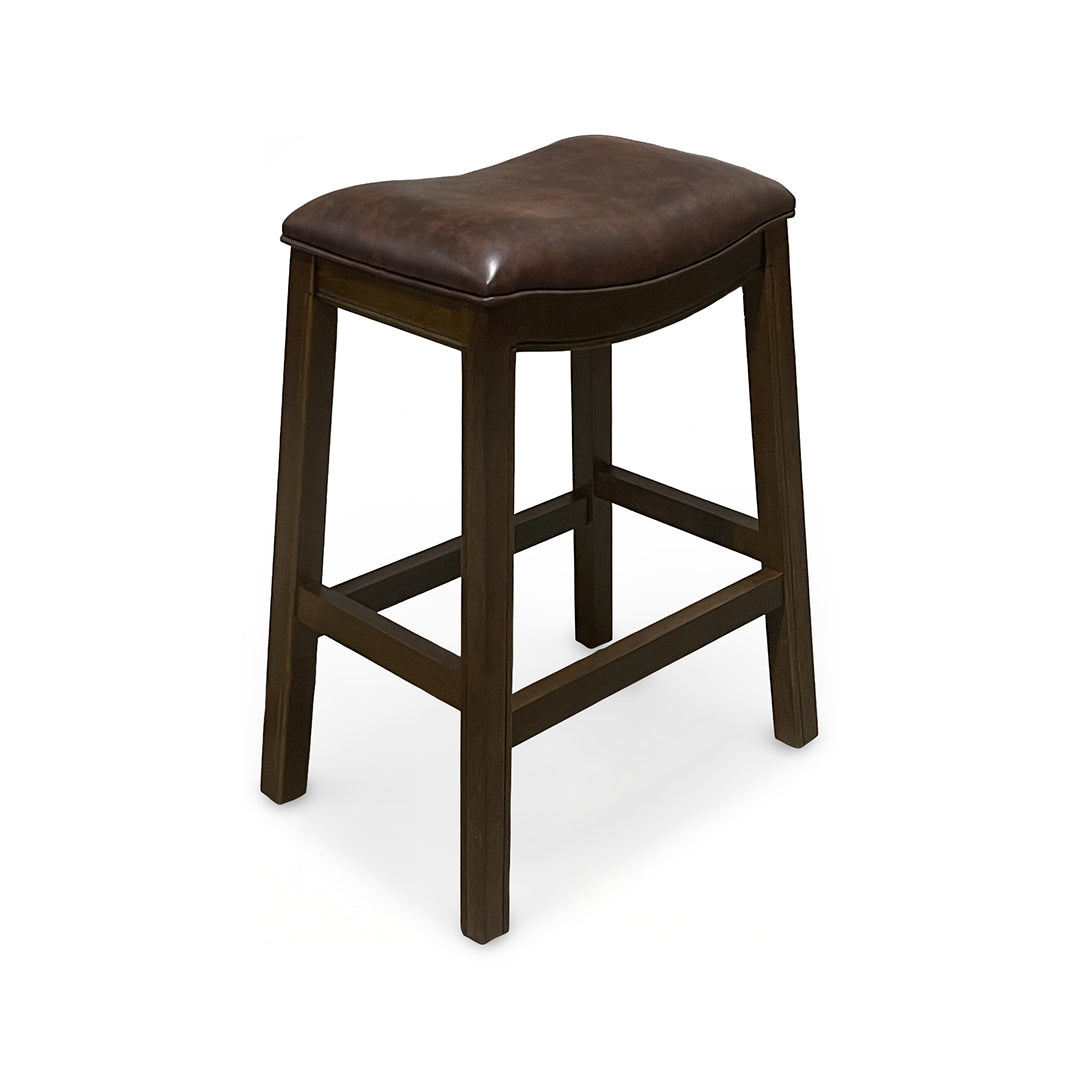 Rylan Upholstered Stool - Brown
