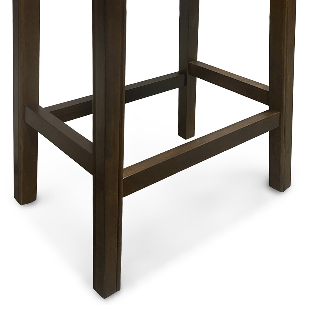 Rylan Upholstered Stool - Brown