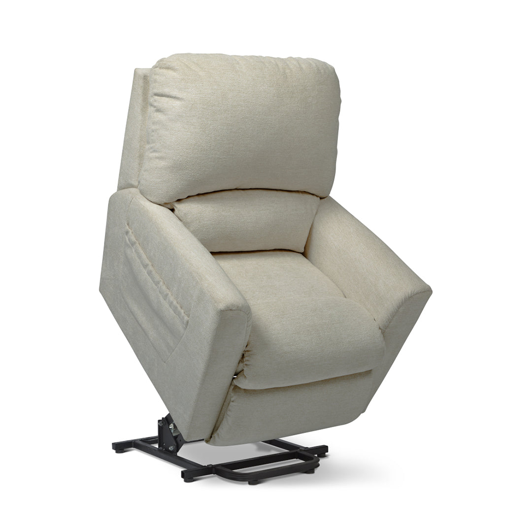 Jean Bronze Power Lift Recliner from La-Z-Boy Incorporated in Performance Fabric with Lift chair, Power Recline, Made in USA - Detail view