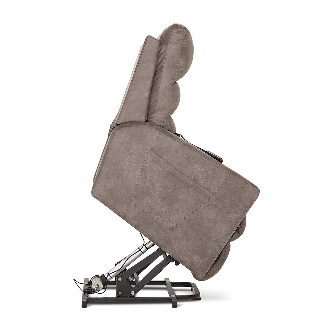 Liam Bronze Power Lift Recliner from La-Z-Boy Incorporated in Performance Fabric with Lift chair, Power Recline, Made in USA - Additional view 6