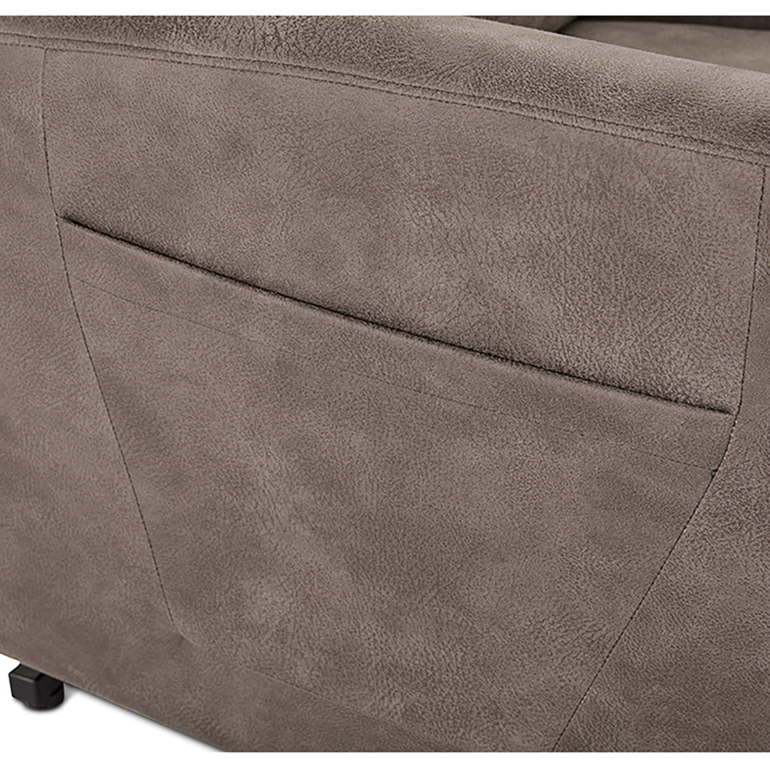 Liam Bronze Power Lift Recliner from La-Z-Boy Incorporated in Performance Fabric with Lift chair, Power Recline, Made in USA - Additional view 12