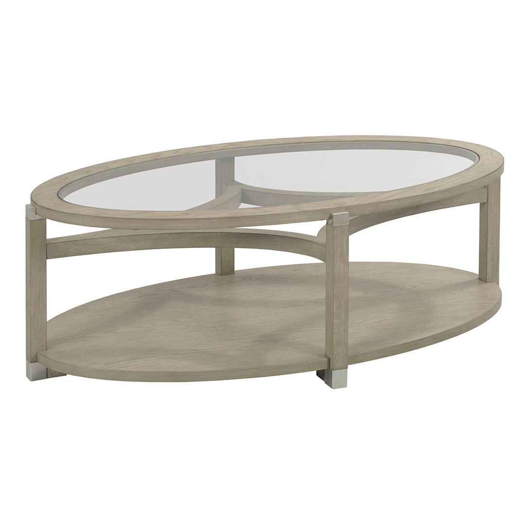 Mesa de centro ovalada Solstice