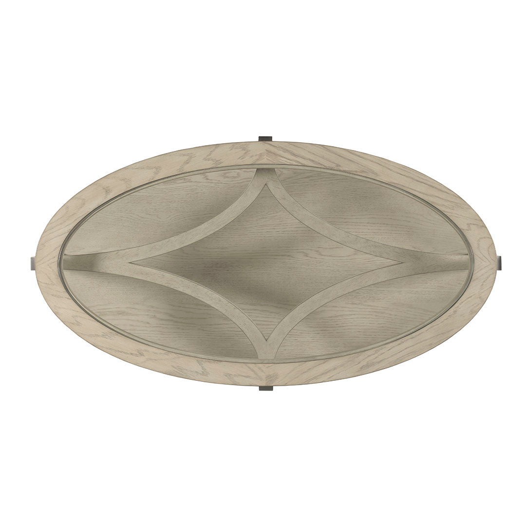 Mesa de centro ovalada Solstice