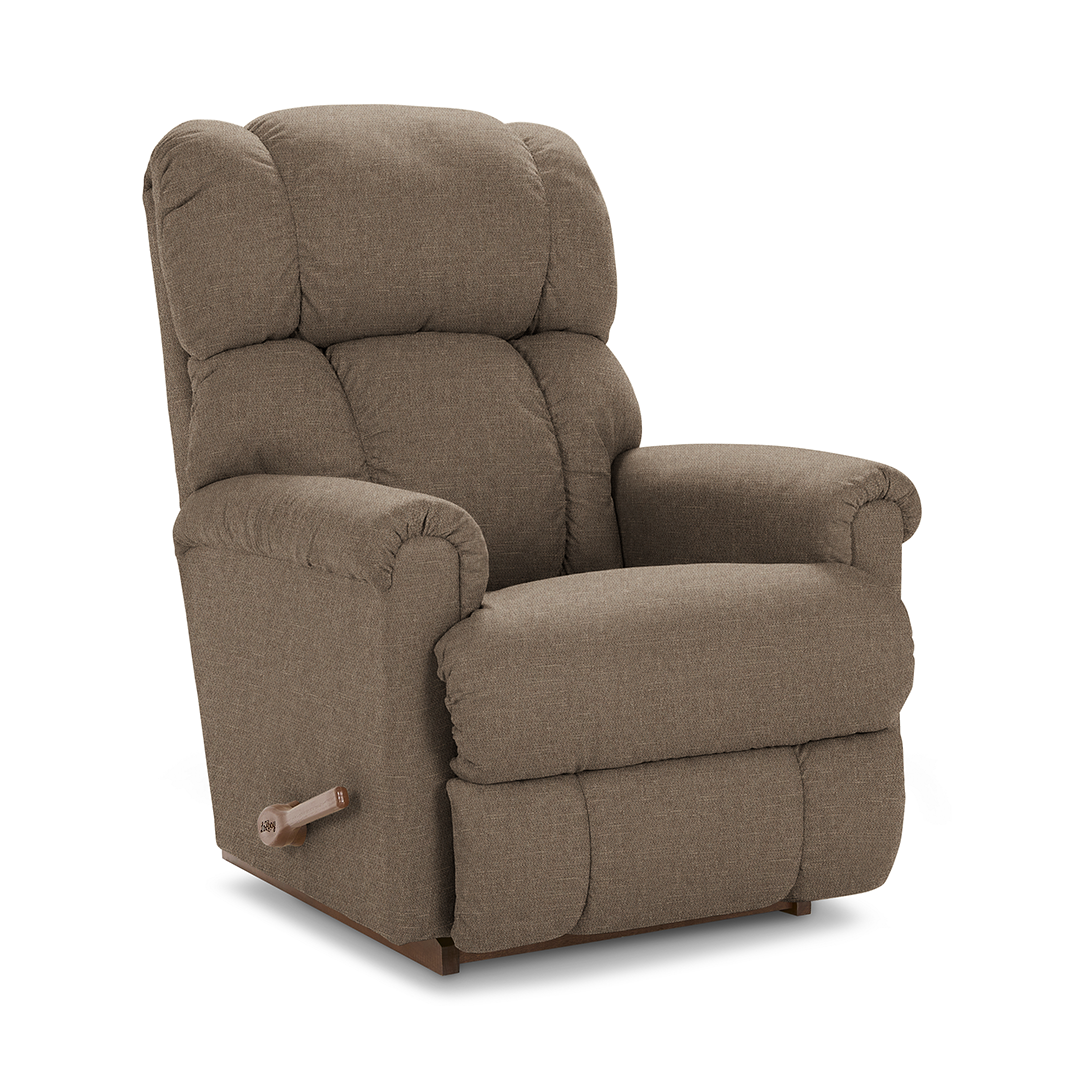 Pinnacle Wall Recliner from La-Z-Boy Incorporated in Brown with Manual Recline, Made in USA