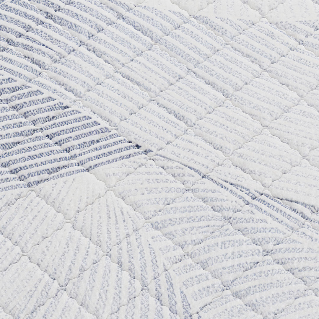 Serta® Ciela Firm Mattress from Furniture Fair in Queen Gel Foam with Cooling, Made in USA - Overhead view