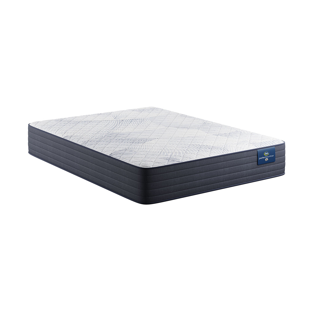 Serta® Ciela Firm Mattress from Furniture Fair in Queen Gel Foam with Cooling, Made in USA - Angle view