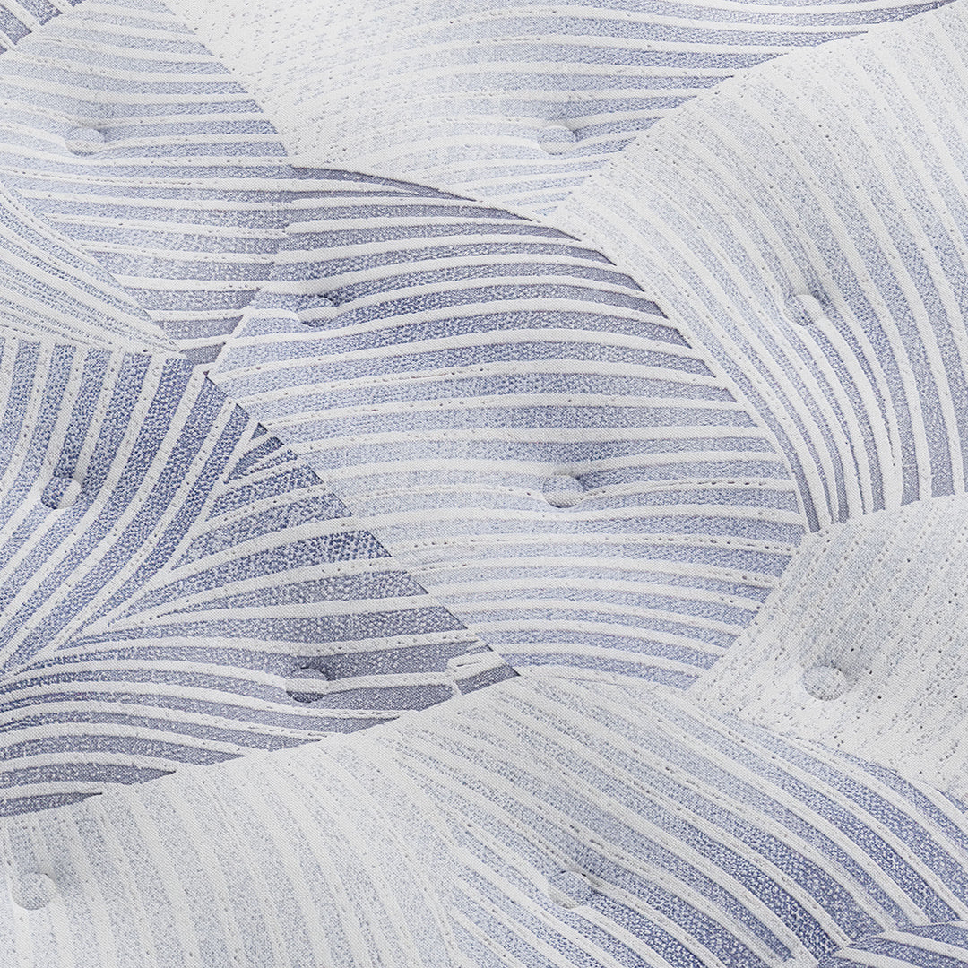 Elderwood Plush Pillow Top Mattress from Serta in Queen Gel Foam, Made in USA - Overhead view