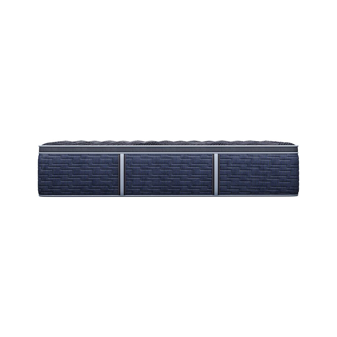 Feather Grove Plush Pillow Top Mattress from Serta in Queen Gel Foam, Made in USA - Side view