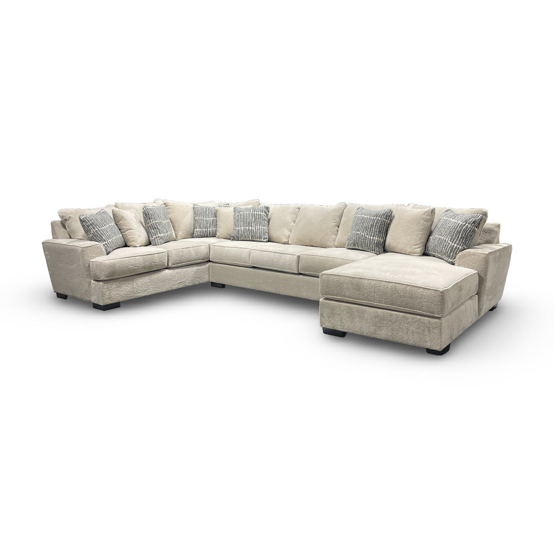 Seccional Serendipity con chaise longue derecha