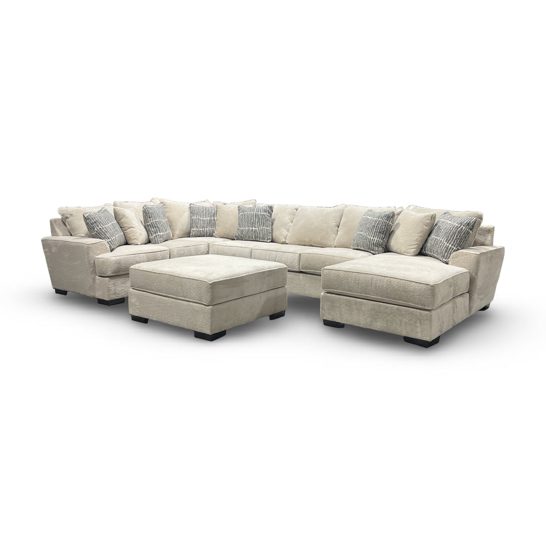 Seccional Serendipity con chaise longue derecha