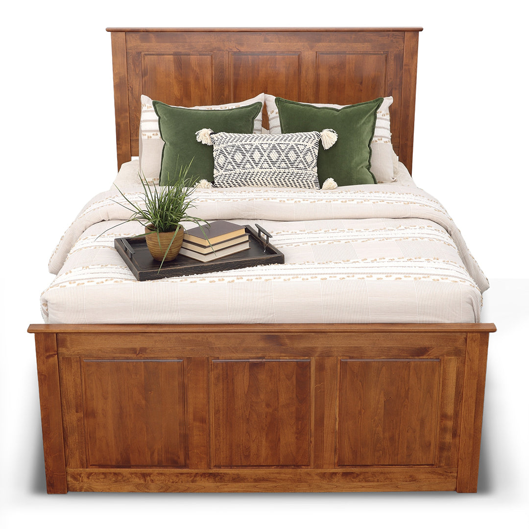 Cama con almacenamiento Shaker