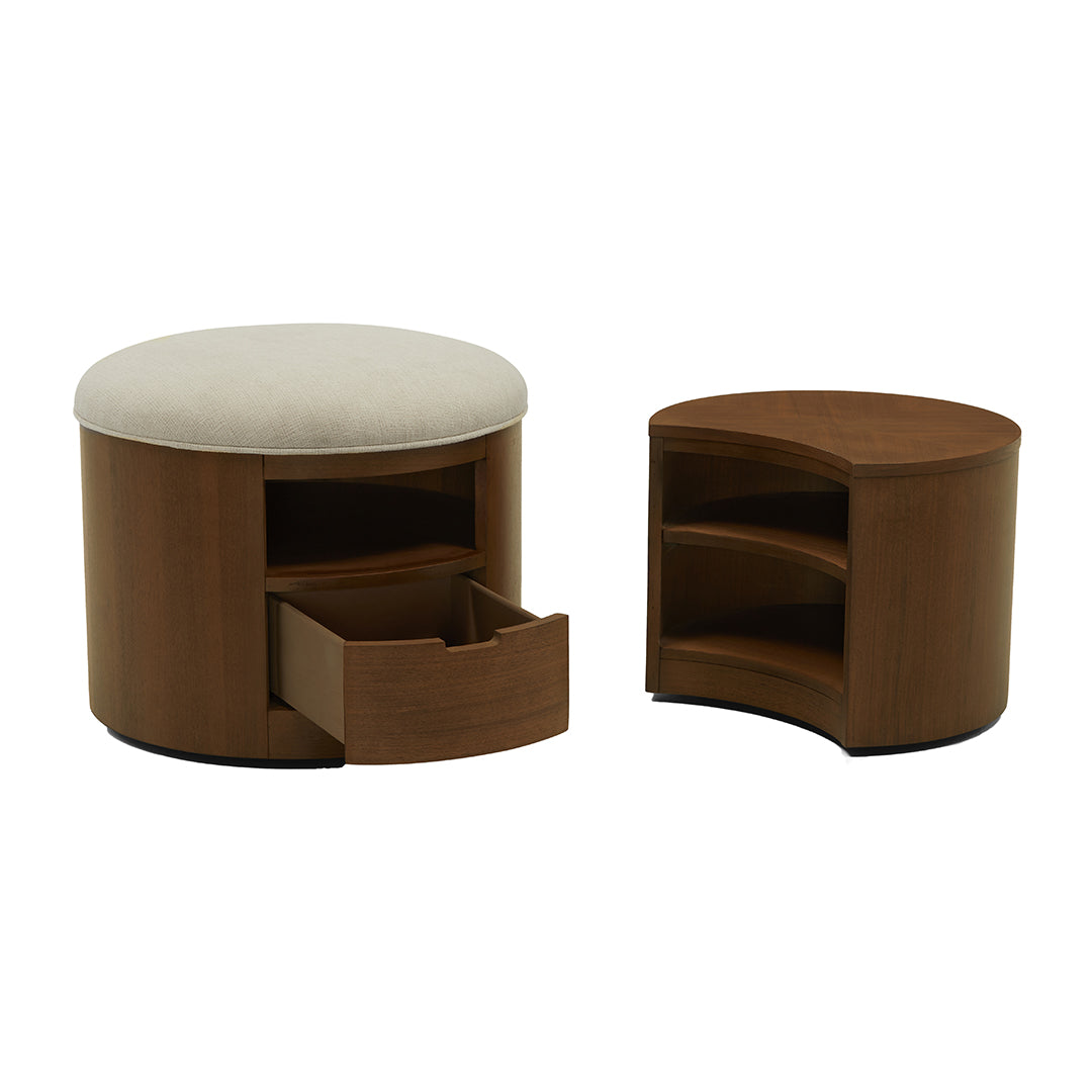 Joybird wooden nesting coffee tables