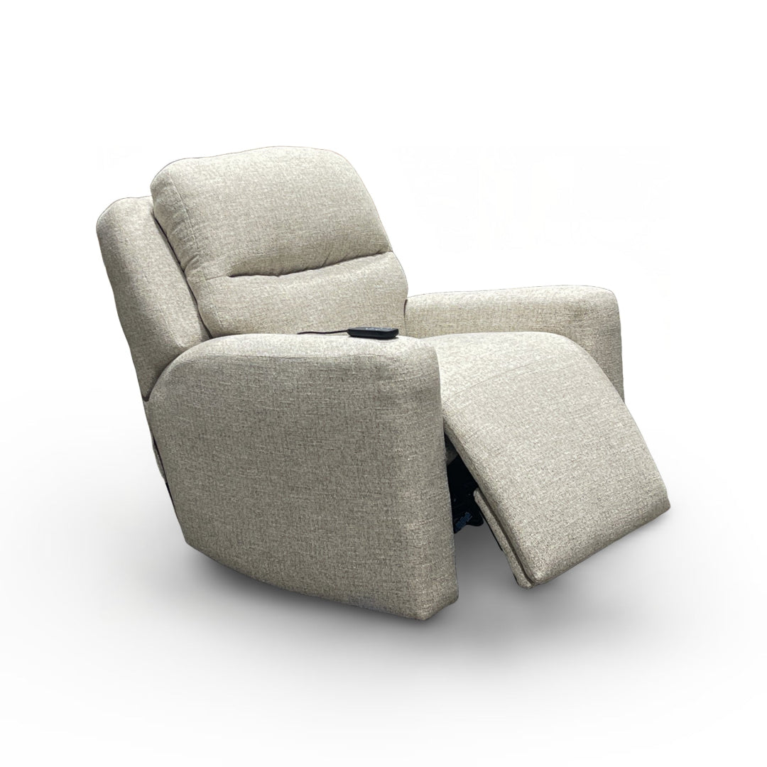 Sillón reclinable mecedor Sutton con calor y masaje