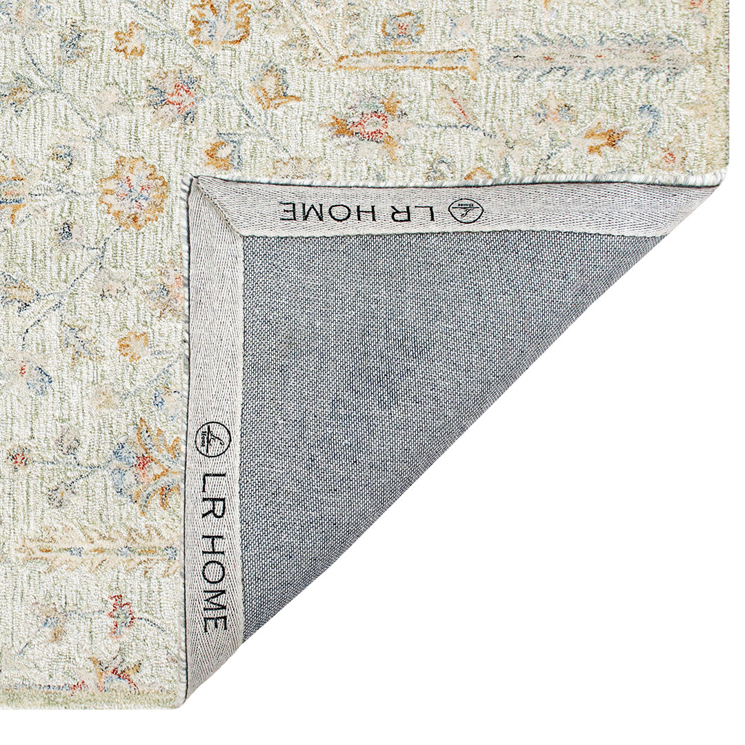 Alfombra vintage de salvia