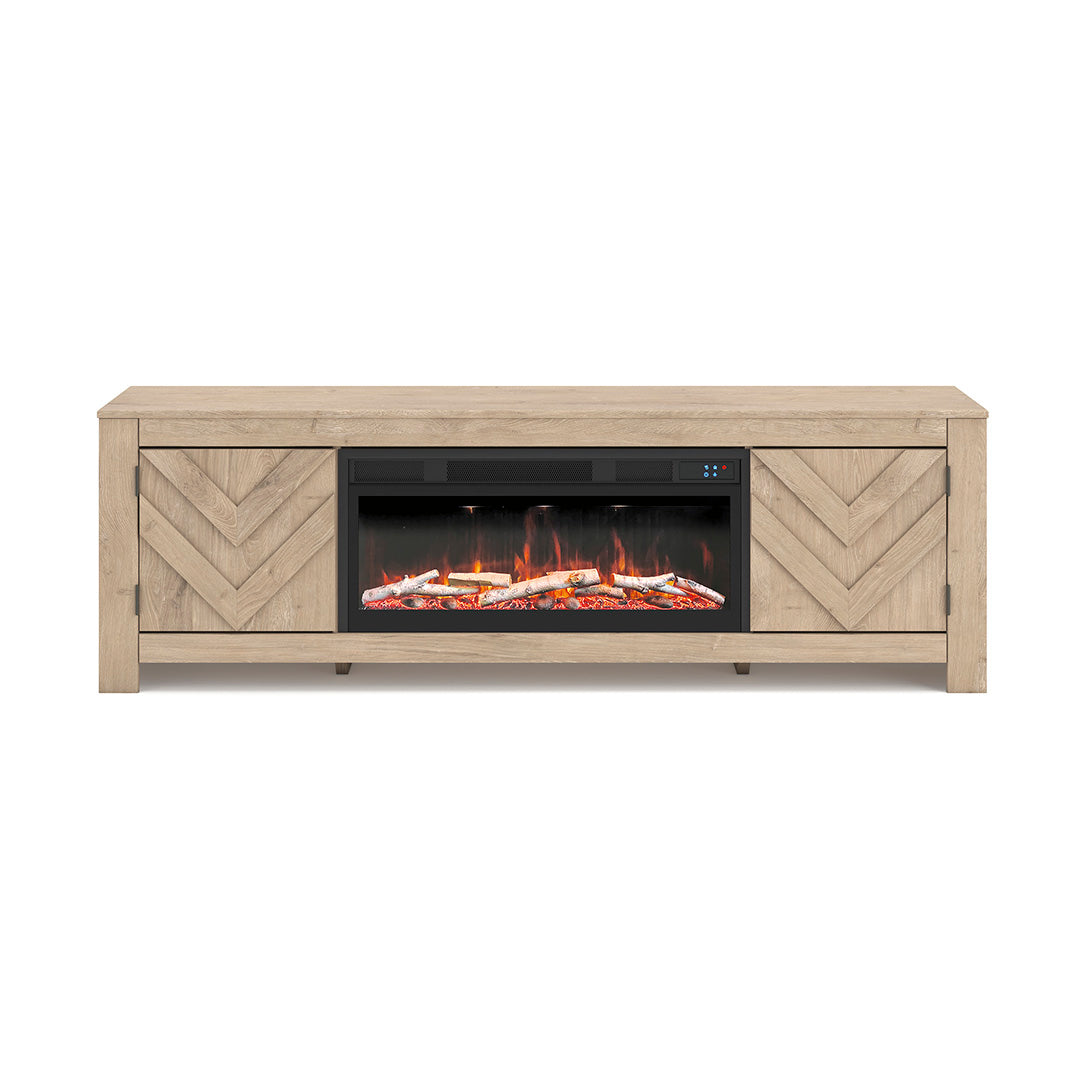 Cayboni Beige TV Stand - 71 Inches