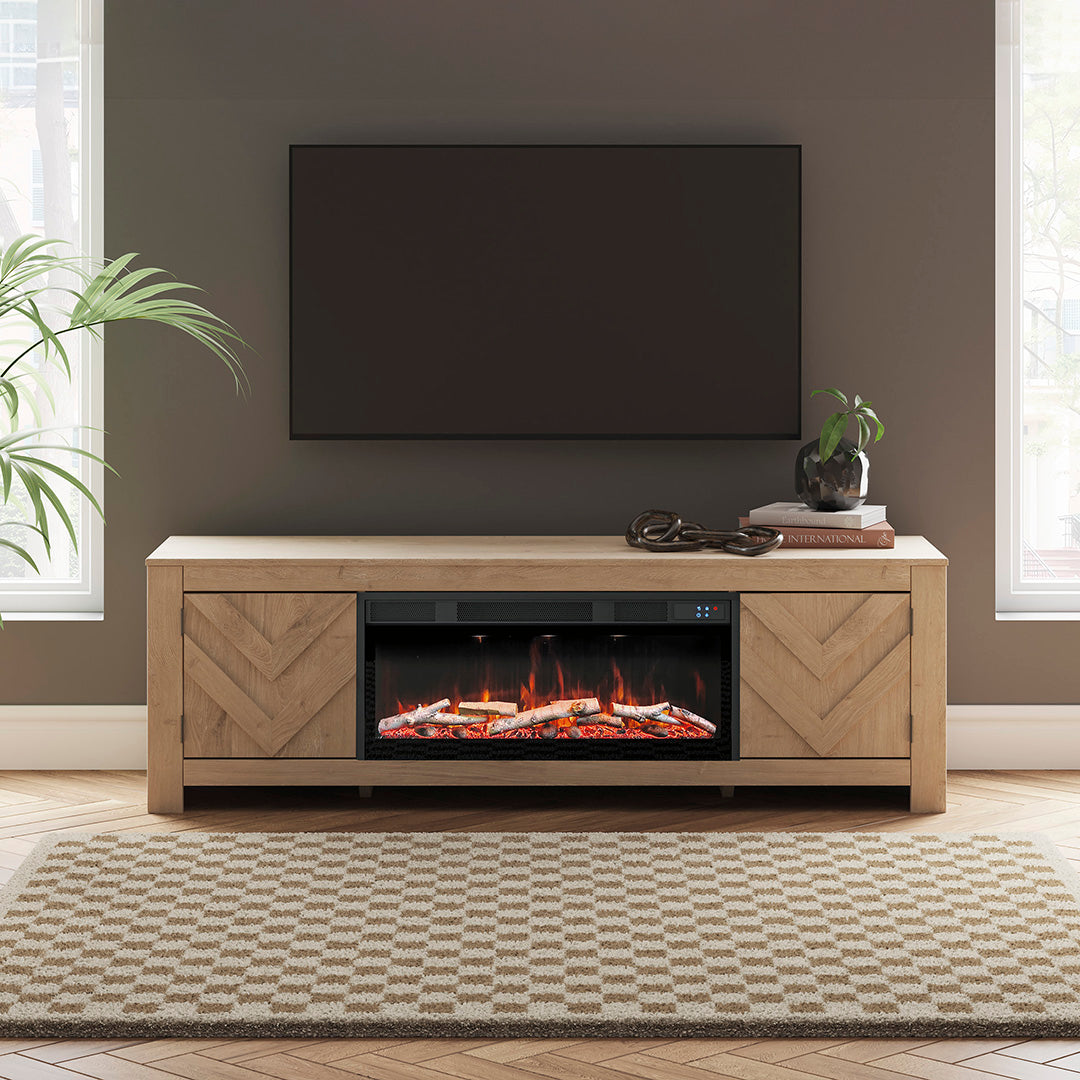 Cayboni Beige TV Stand - 71 Inches
