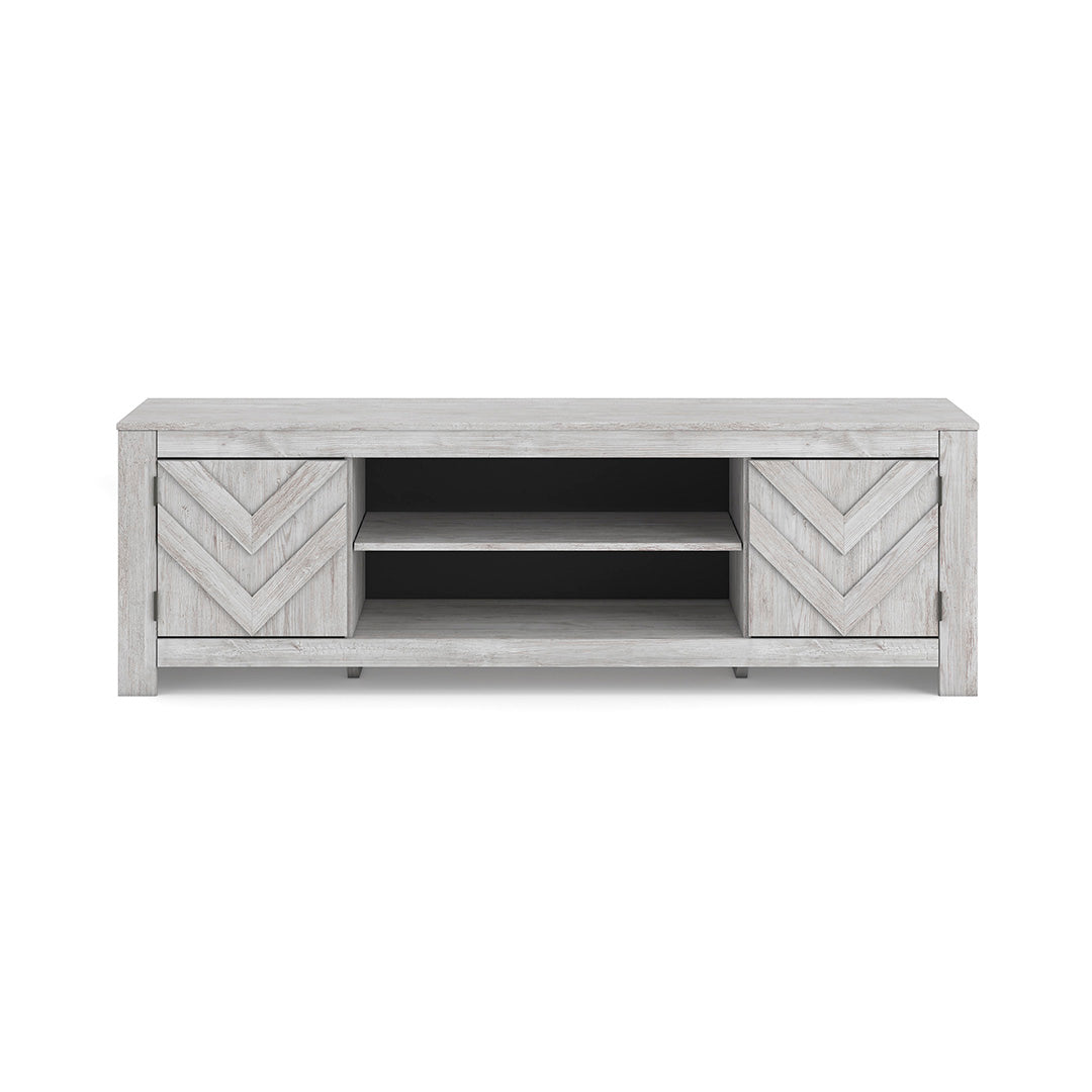 Cayboni White TV Stand - 71 Inches