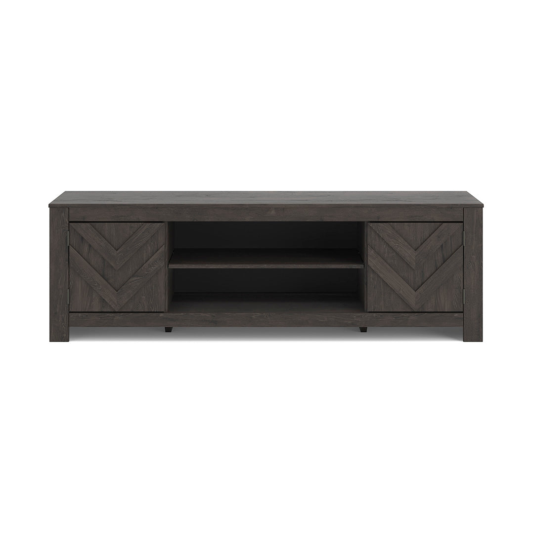 Cayboni Black TV Stand - 71 Inches