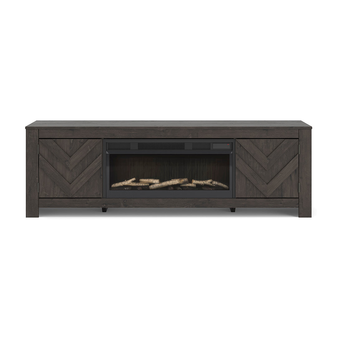 Cayboni Black TV Stand - 71 Inches