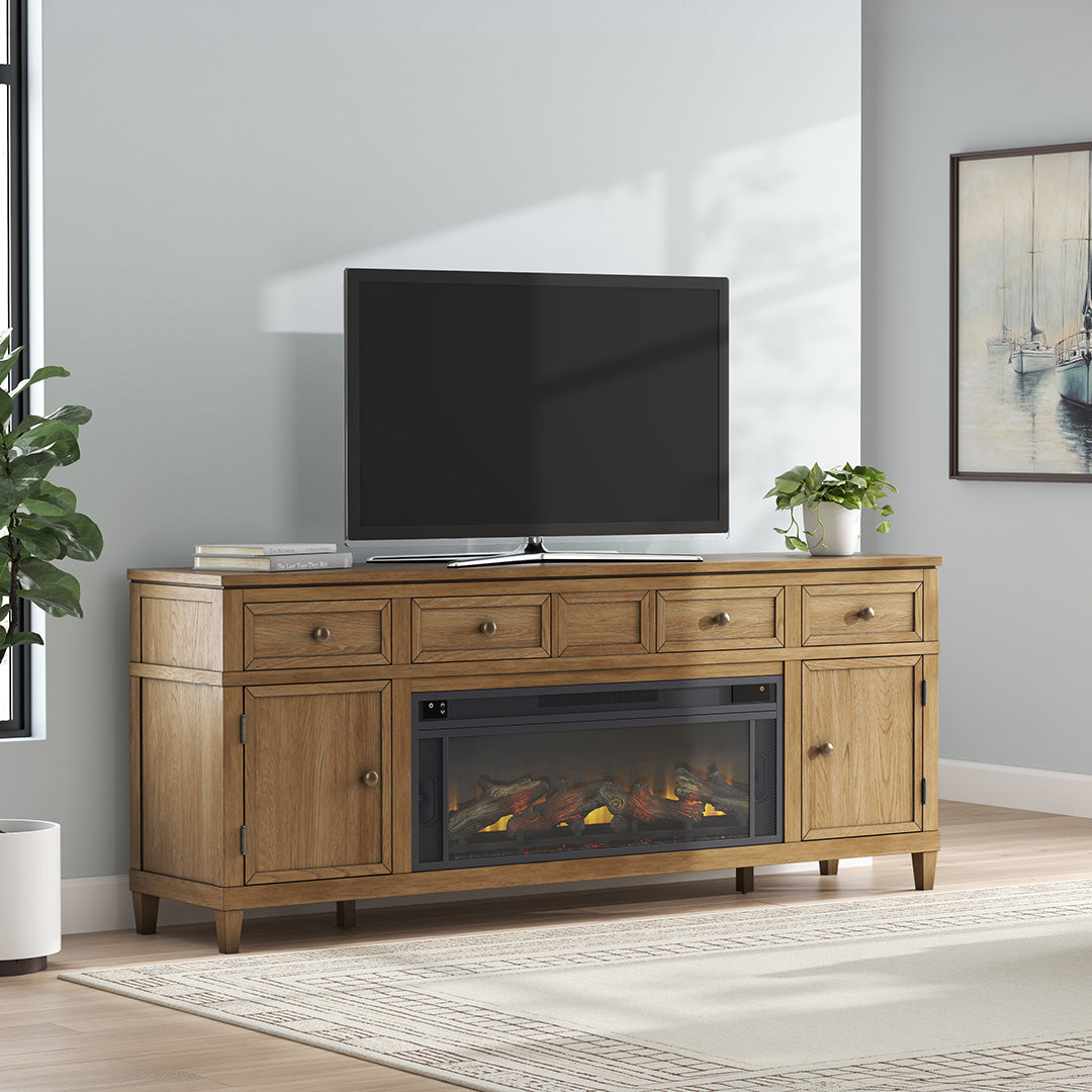 Sharlance TV Stand from Signature Design by Ashley in Brown Veneer - Additional view 14