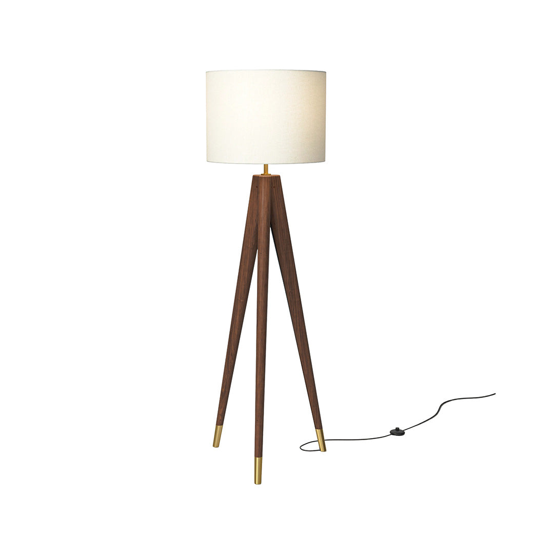 Walnut Grove Floor Lamp from L and J.G. Stickley Inc in Brown Solid Wood, Made in USA - Additional view 4