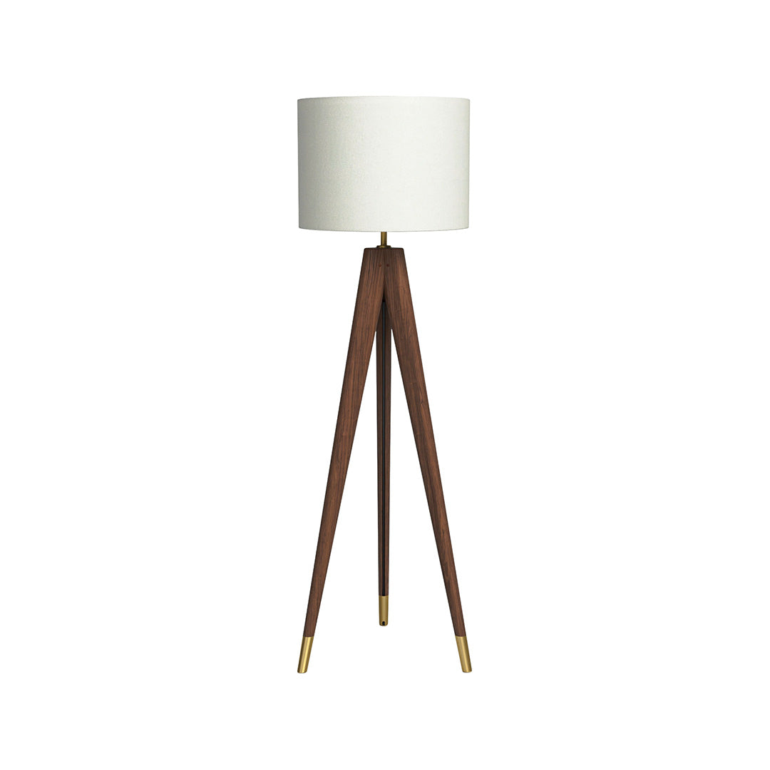 Walnut Grove Floor Lamp from L and J.G. Stickley Inc in Brown Solid Wood, Made in USA - Detail view