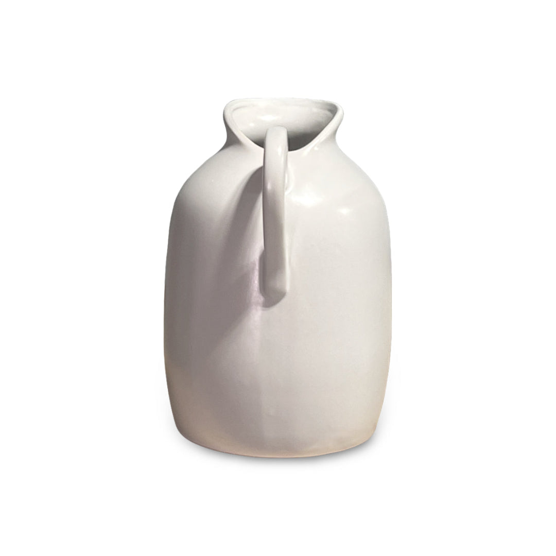 White Ceramic Pitcher