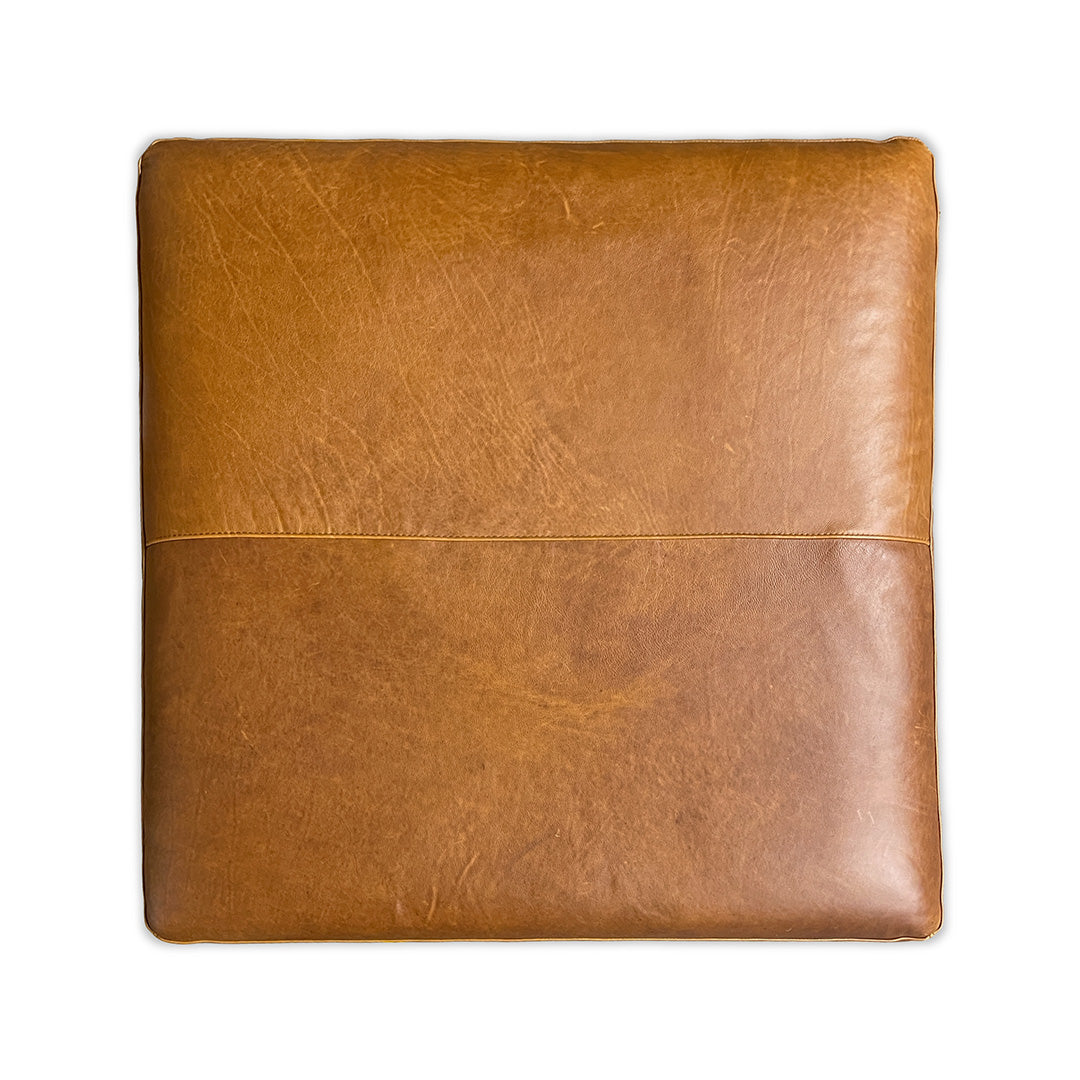 Wyoming Leather Ottoman
