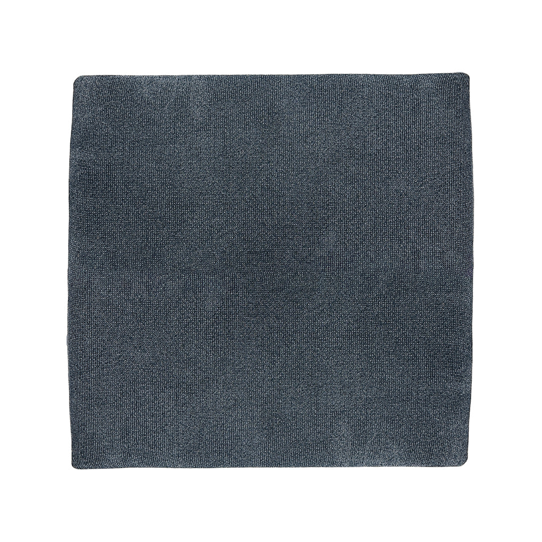 Arden Cocktail Ottoman from Corinthian in Blue, Made in USA - Detail view