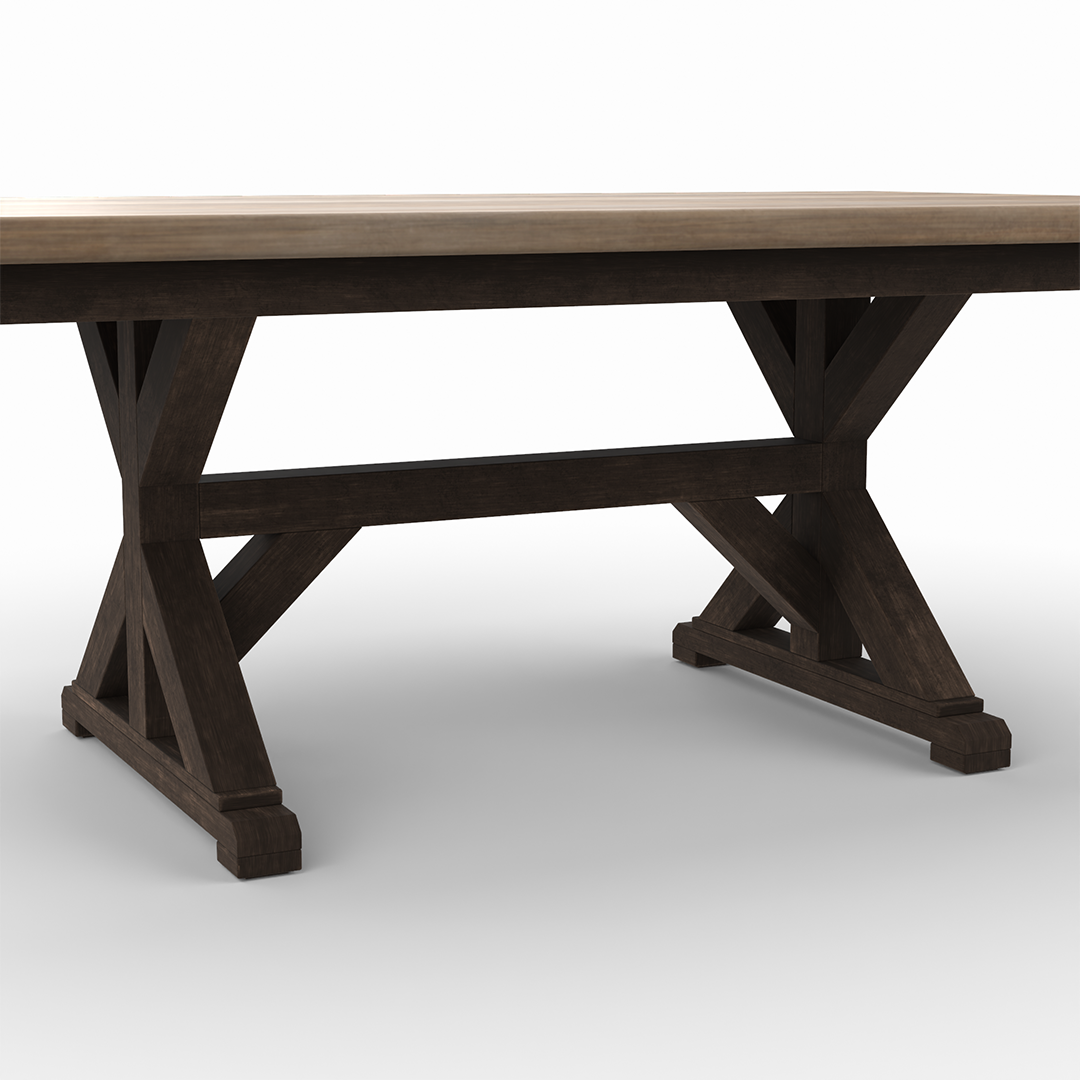 Mesa de comedor de cebada