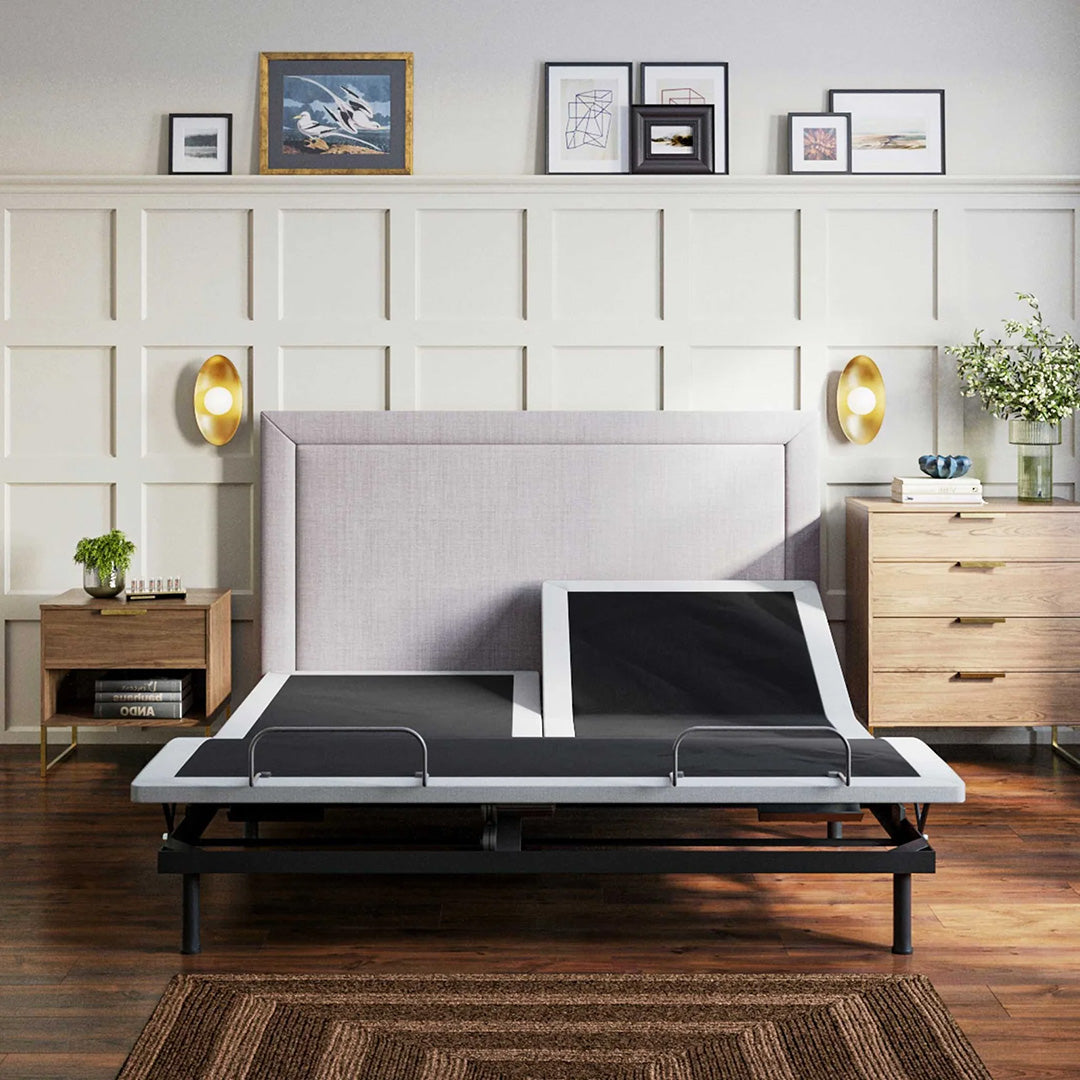 adjustable split queen base