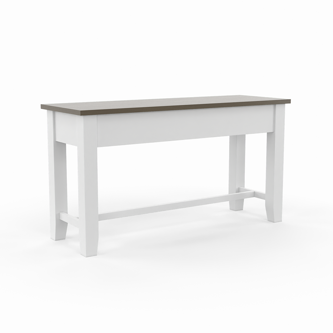 Drake Storage Bench from Worldwide Designs in White with Storage - Additional view 7