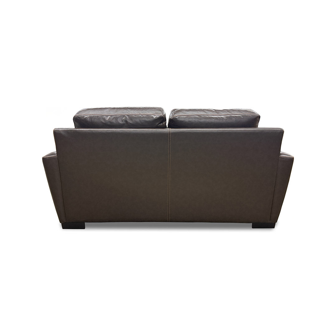 Bodie Leather Loveseat from Michael Nicholas Designs in Brown, Made in USA - Additional view 5