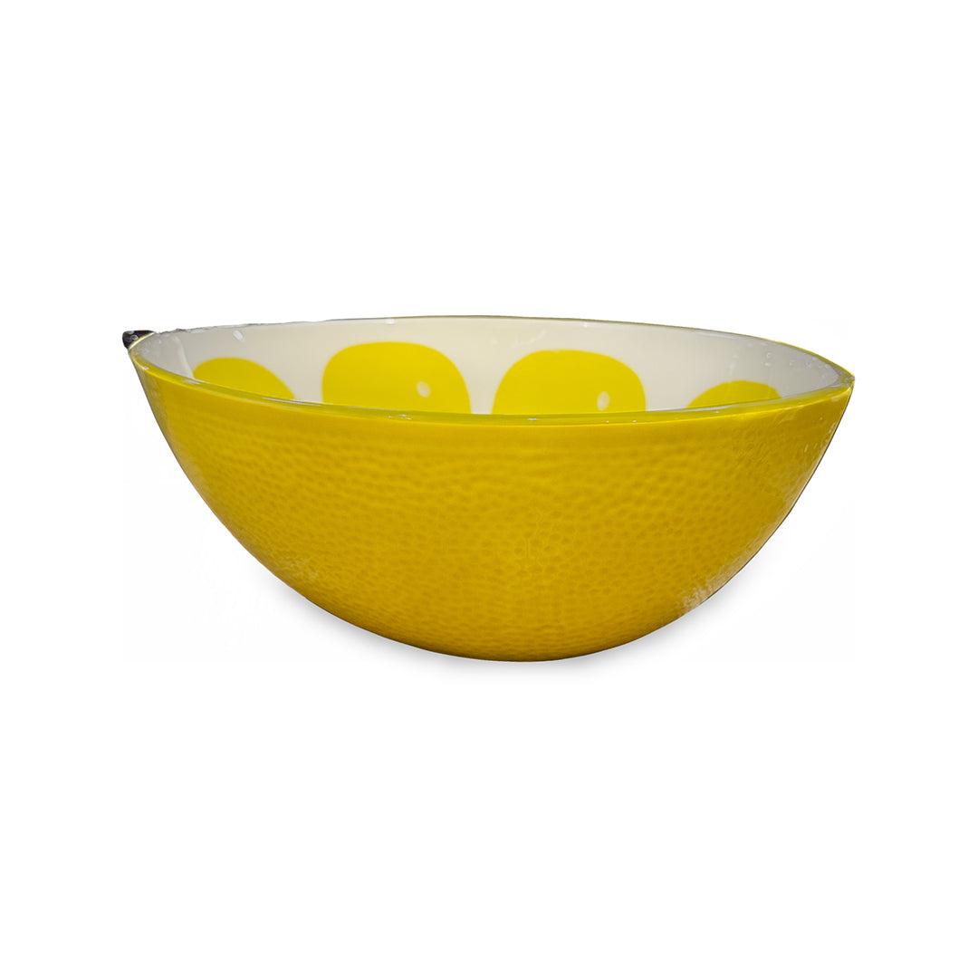 Ceramic Lemon Bowl from P D Home & Garden in Yellow - Detail view