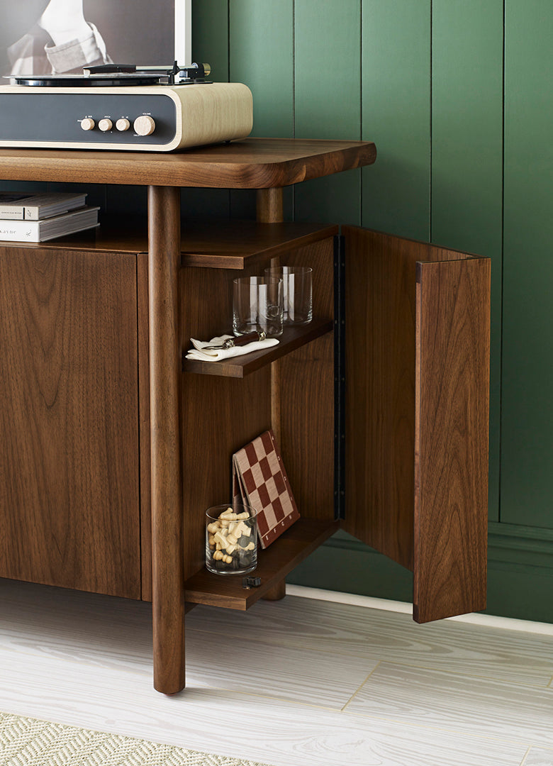 Walnut Grove Credenza - Stone Top
