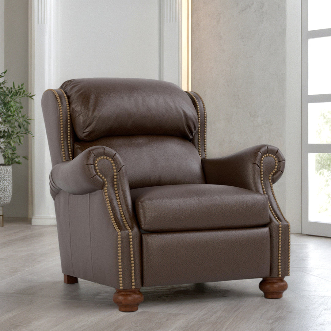 Sillón reclinable de cuero Durango