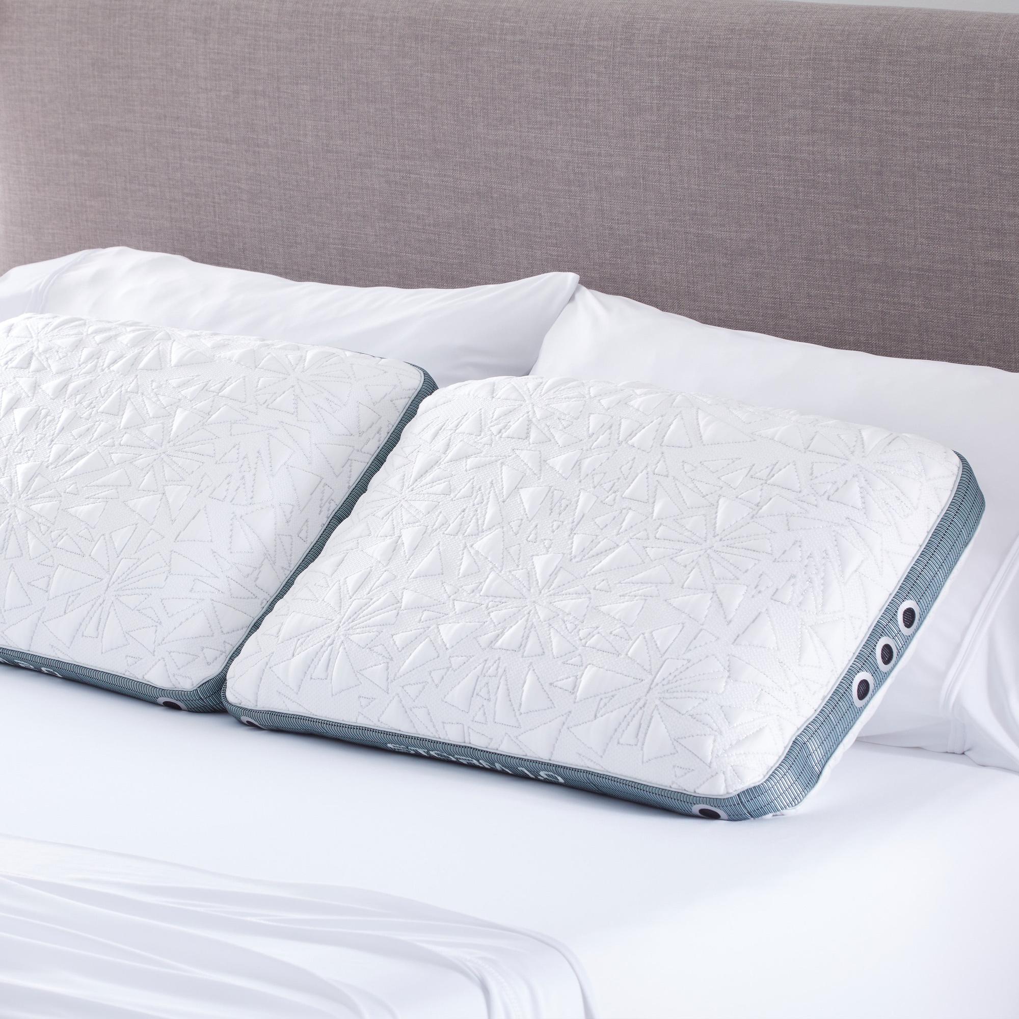 Bedgear cooling pillows on bed