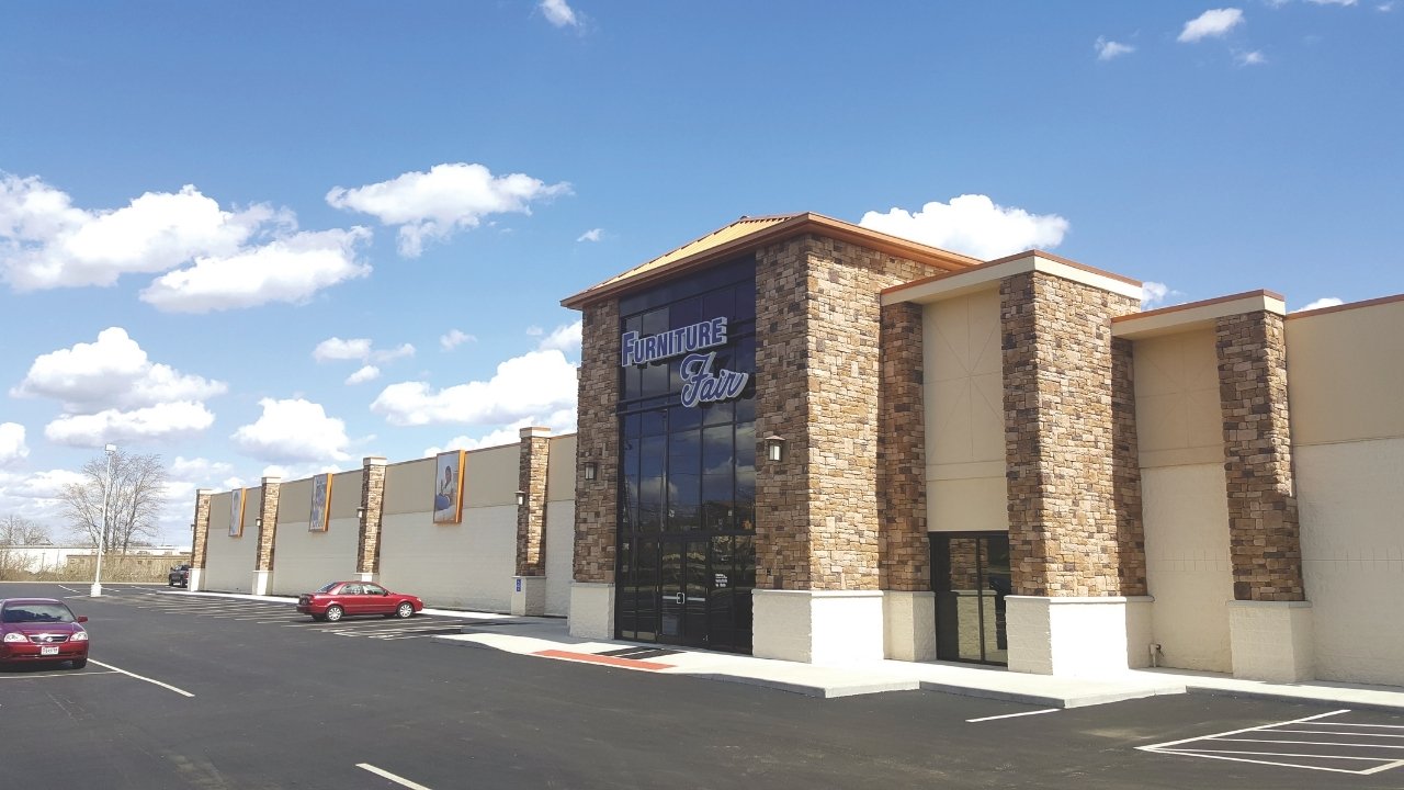 Furniture Fair store exterior in Fairfield Ohio
