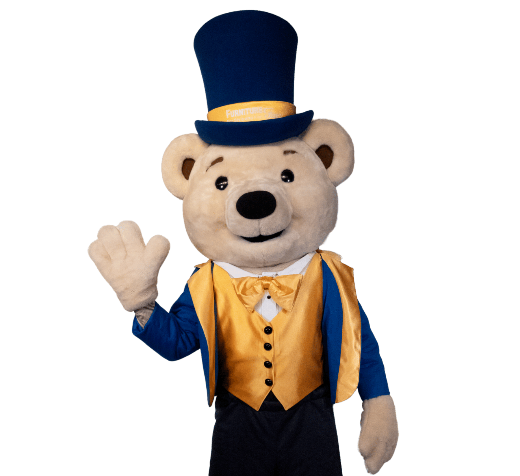 Friendly customer support mascot