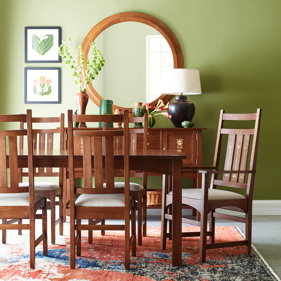 Harvey Ellis Dining Table with Leaves