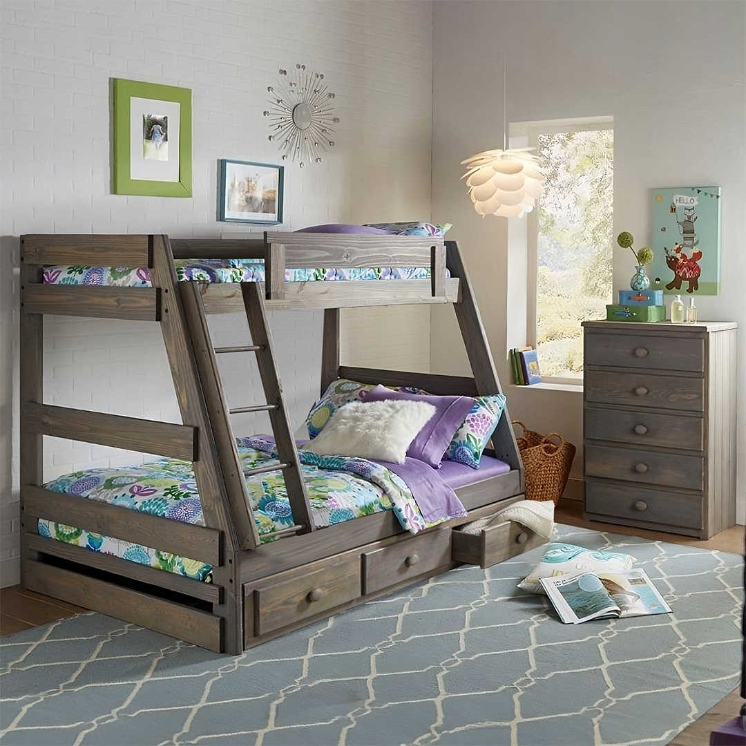Quinn Gray Bunk Bed