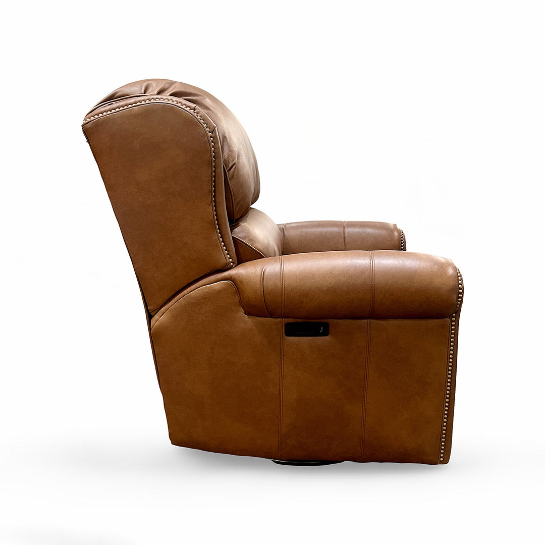 Sillón reclinable giratorio James