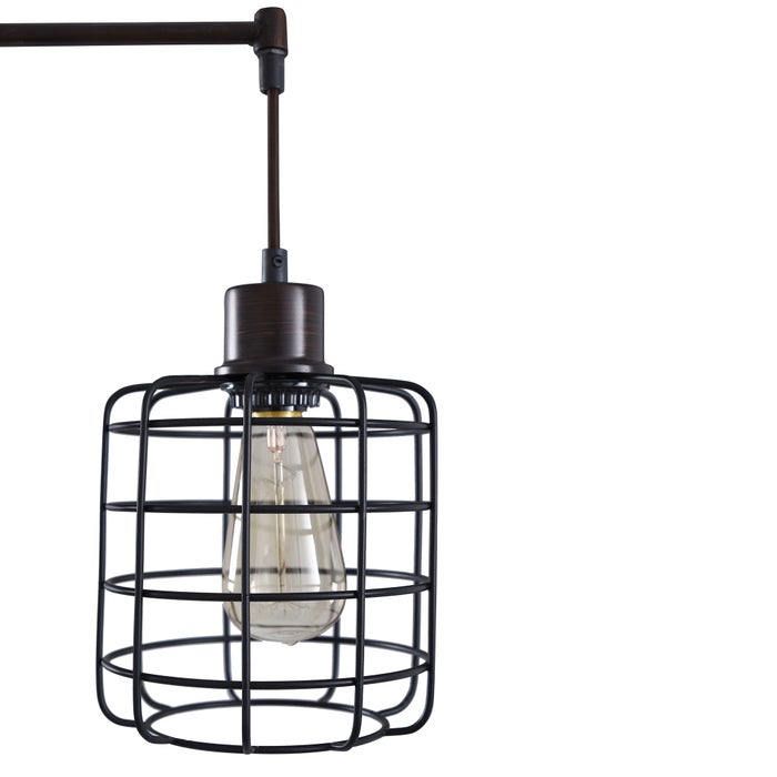 Madison Bronze Cage Chade Floor Lamp